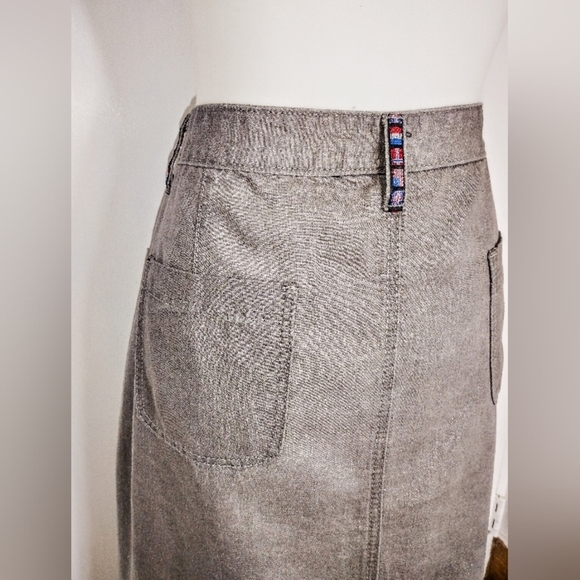 BE GIRL BUTT LIFTER DENIM MAXI SKIRT - Picture 8 of 10